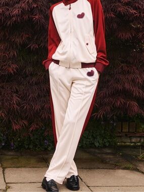 NWT Pleasing Harry Styles Love You Duo Tone Trouser heart drawstring track pants